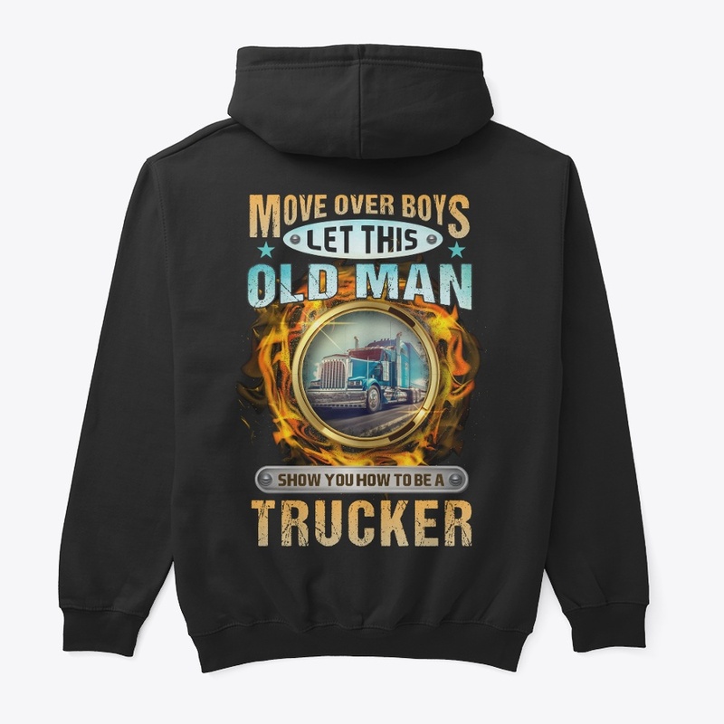 Trucker At Work Hoodie