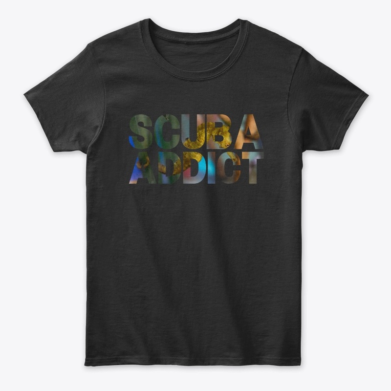 Scuba addict sea horse