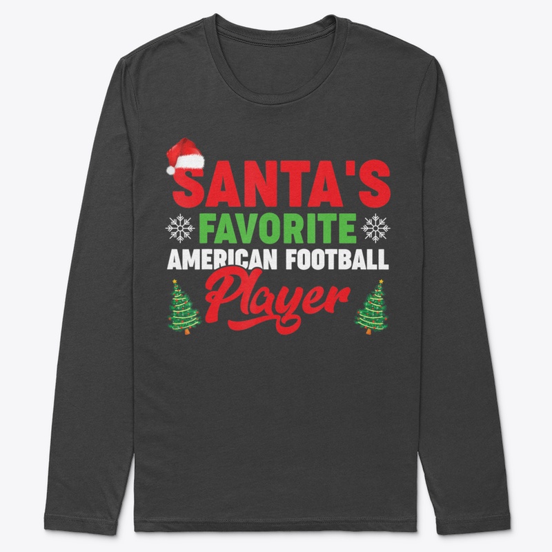 SANTA'S FAVORITE AMERICAN FOOTBALL PLAYE