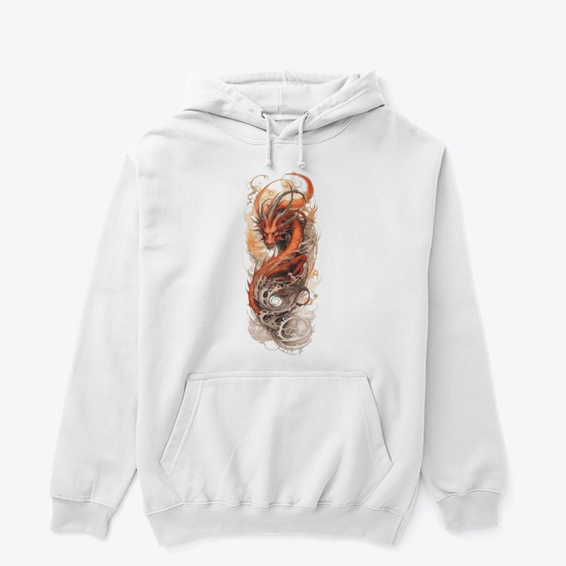 Dragon and tiger design T-shirt