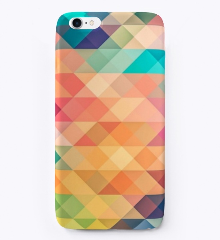 Colored squares phone case