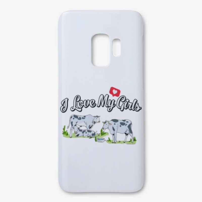I Love My Girls Cow Farmer Gift