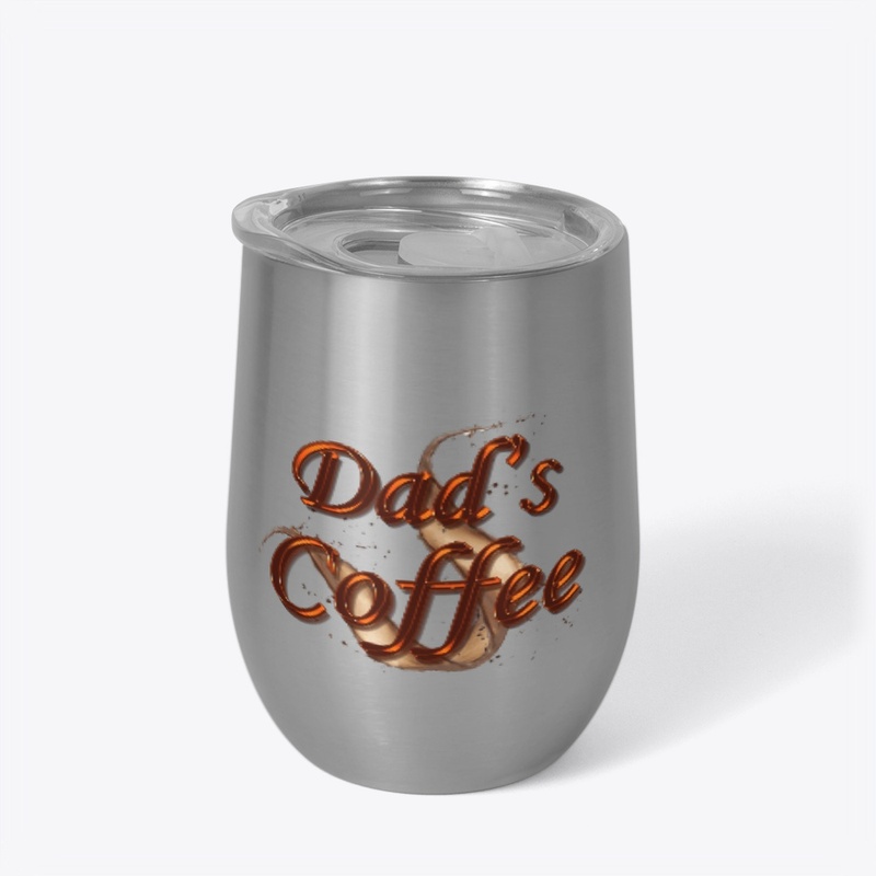 Dads Coffee Typography
