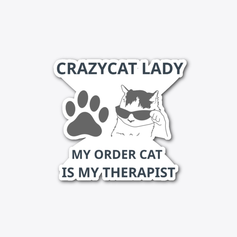 Purr-fect Therapy Cat Mom Tee