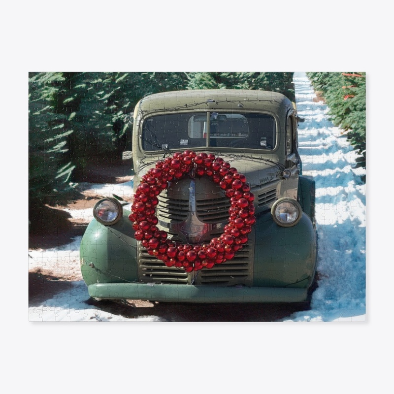 Truck At Christmas Tree Farm