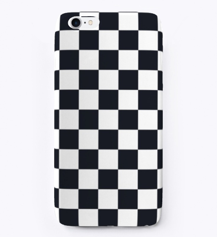 Black White Checker Board Check Pattern
