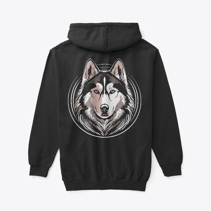 beautiful bi-eyed Siberian Husky Dog