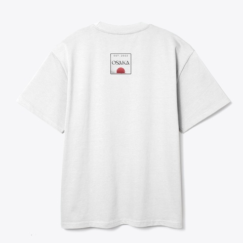 Osaka   Samurai Tee White T-Shirt Back