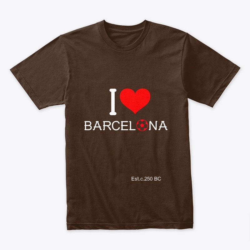 Barcelona Love / white / red