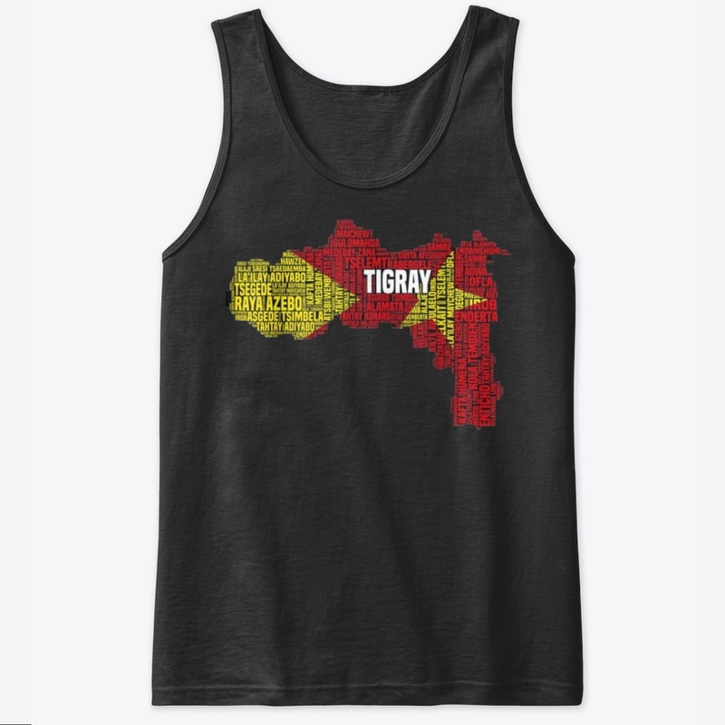 Tigray country map flag and names