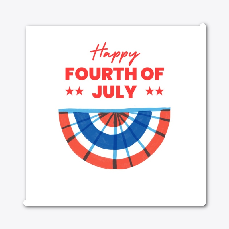Happy Fourth Of July Design