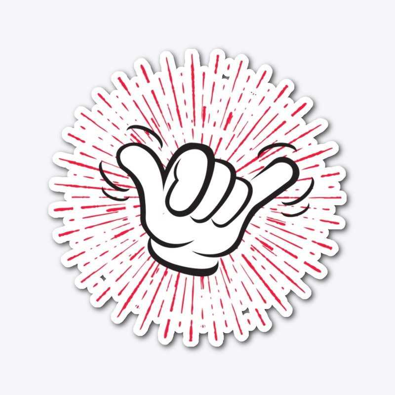 STOKED "SHAKA" Hand Sign Design