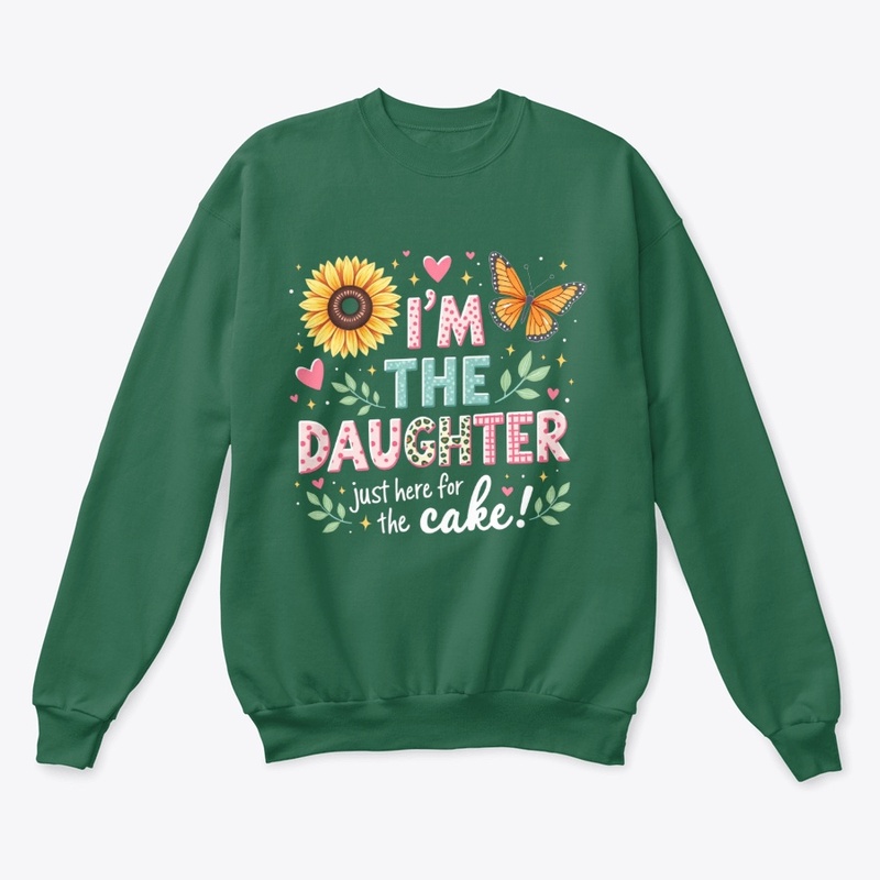Funny Daughter Sunflower Butterfly Tee