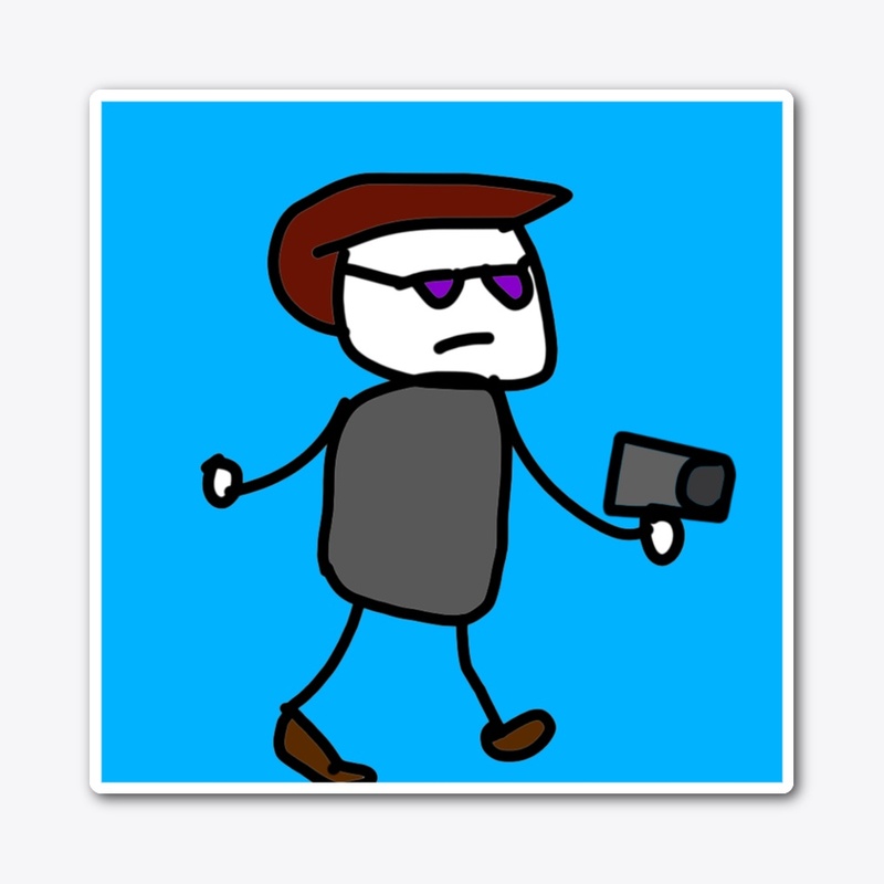 Black Ninja Plays Stickers