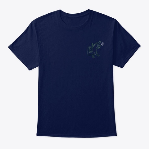 Gator Doodle Navy Camiseta Front