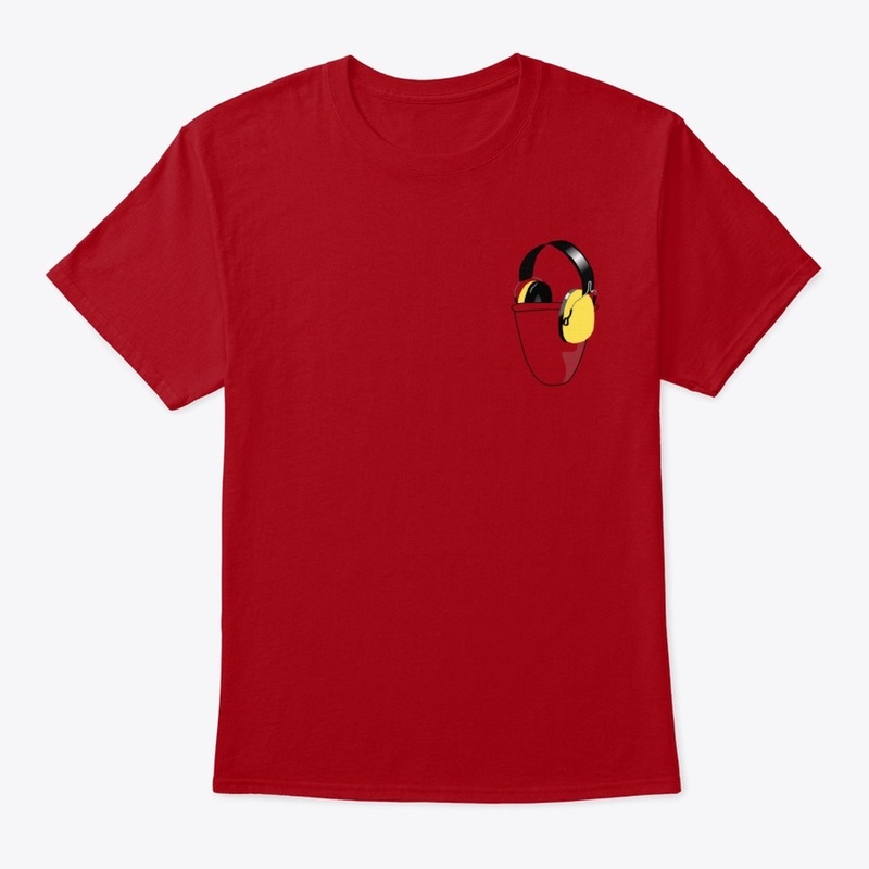 T-shirt Adulte pochette "Casque"