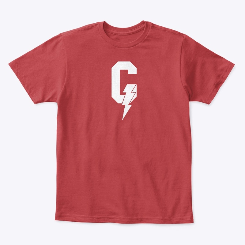 White G Bolt Tee For Kids