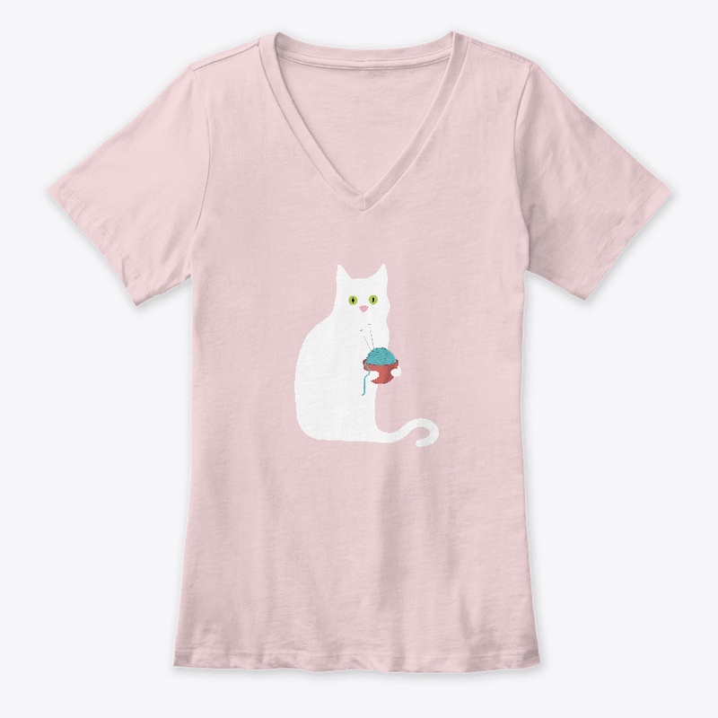 Knitting Ramen Kitty 2