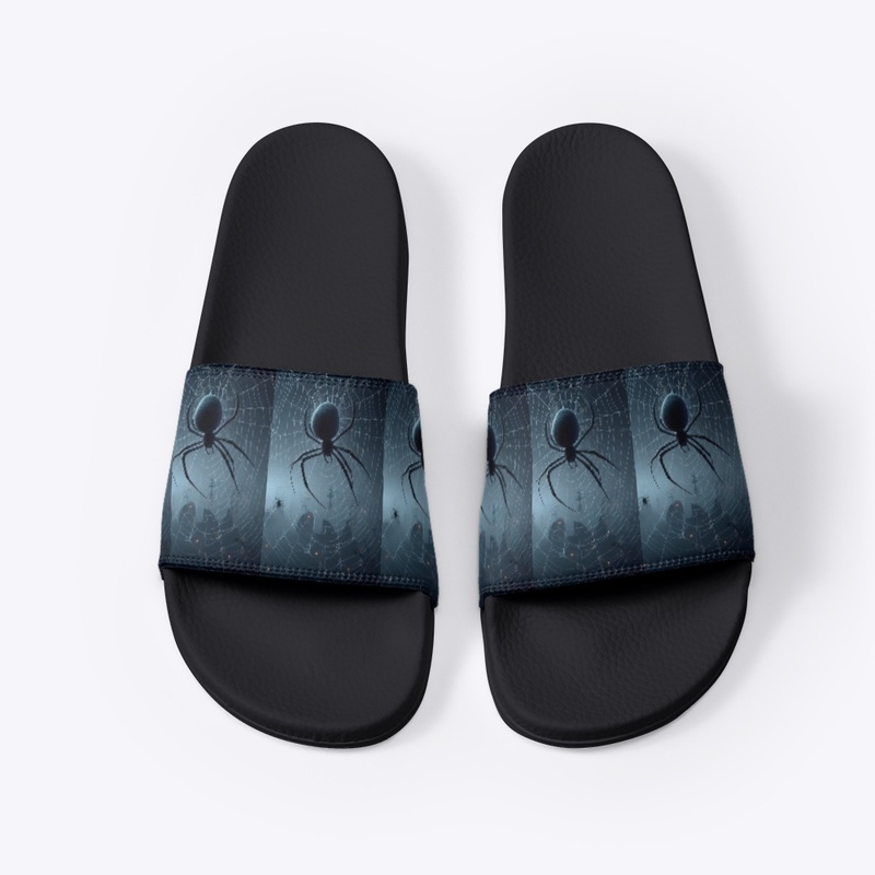 3D Spooky Spiderweb  Halloween Slides 