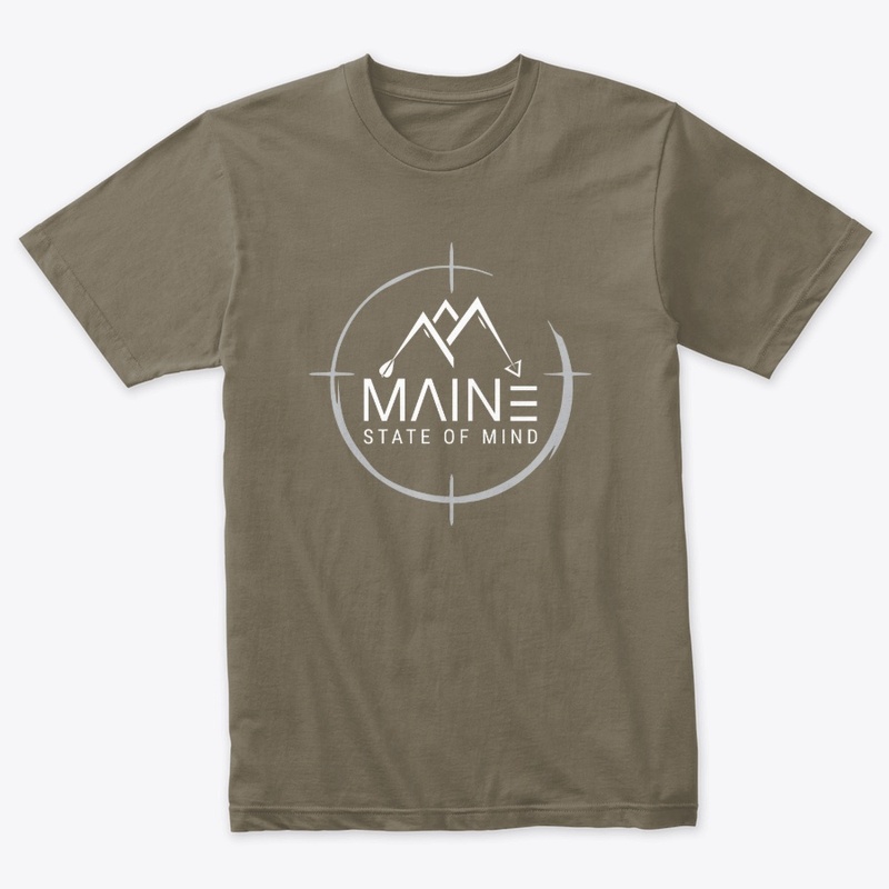 Maine State of Mind Custom Tee Drk