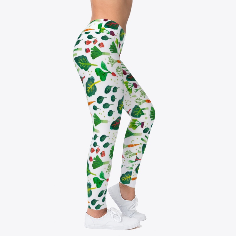 Gardening Print Leggings