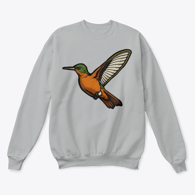 Cinnamon Hummingbird - Bird Art