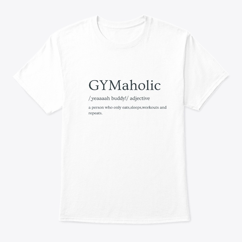 Gym -aholic dictionary fitness workout