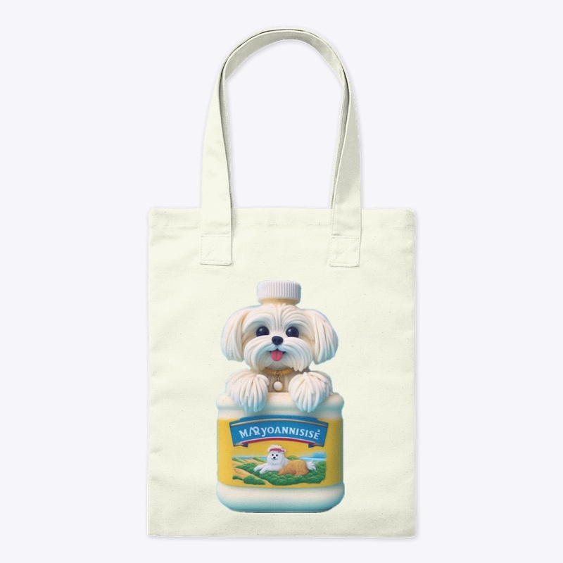Mayonnaise Maltese dog 