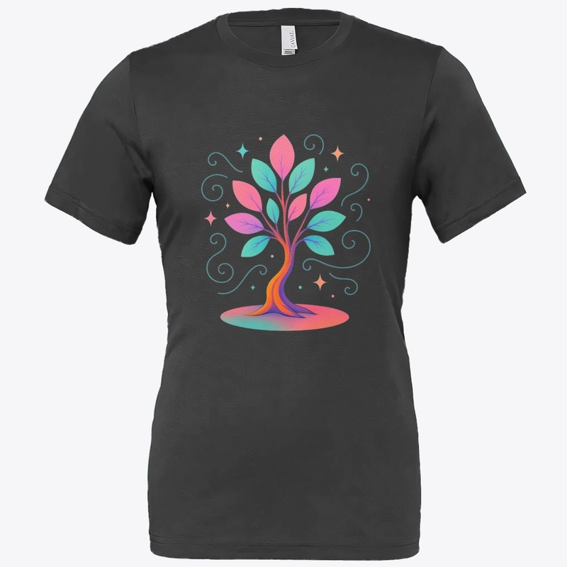 Mystical Colorful Tree of Life–Vibrant