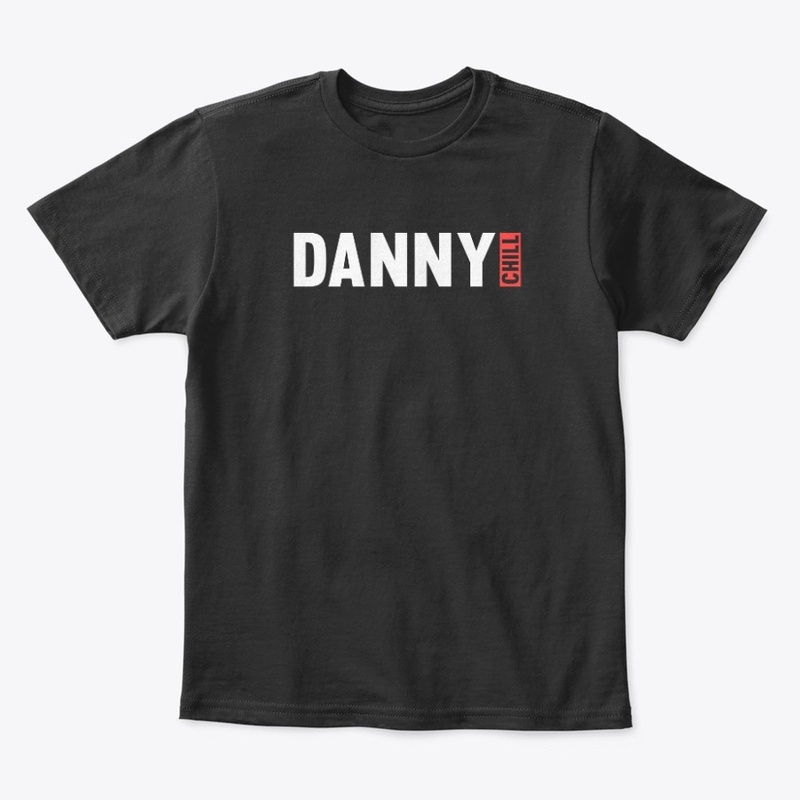 Danny Chill (Red Vert), White on Black