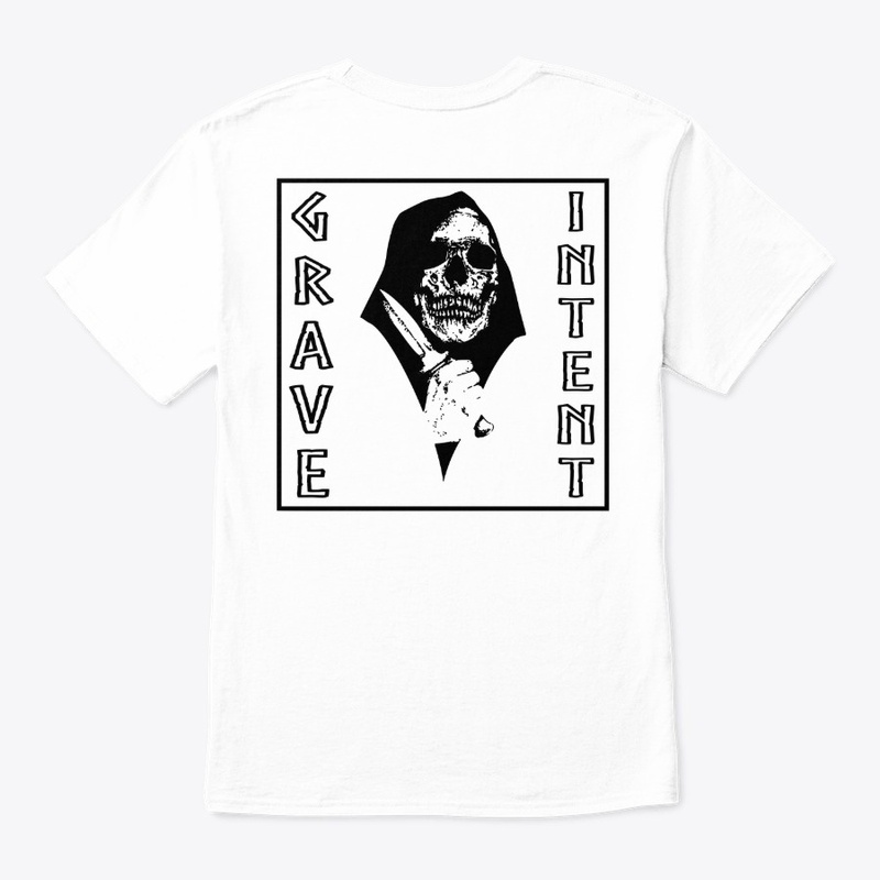 Grave Intent Promo 2021 Tee -- White