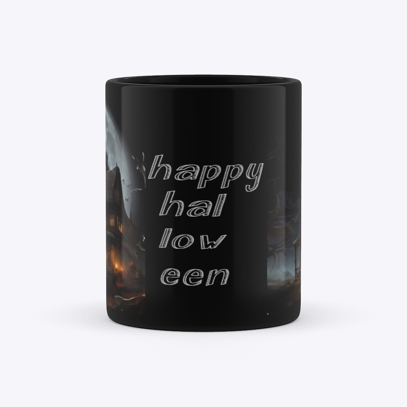 Moonlit Haunted House Mug