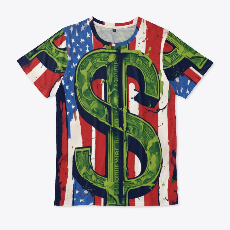 Flag with Doller Tishirt 