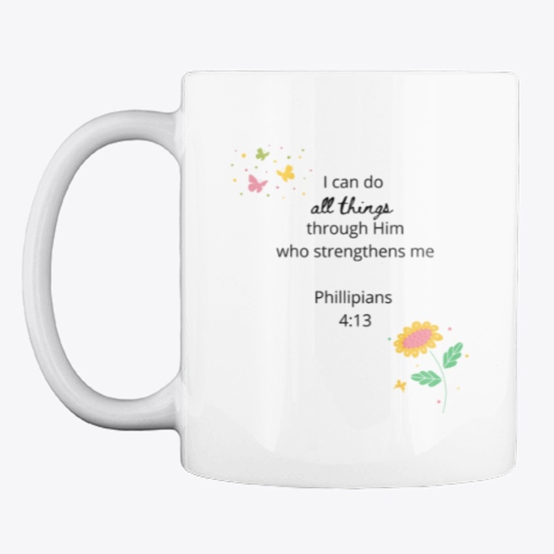 I can do all things through Him tote bag