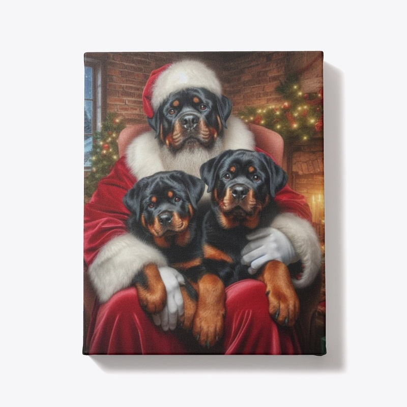 Rottweiler's Christmas Eve