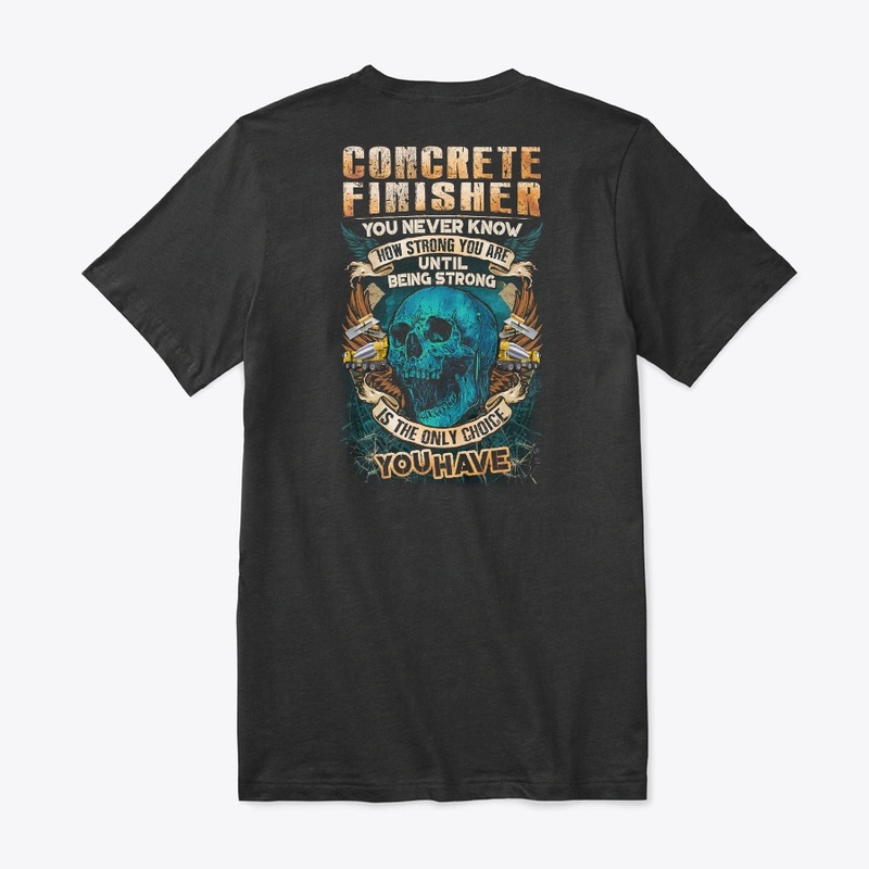 Concrete Finisher Being Strong Hoodie