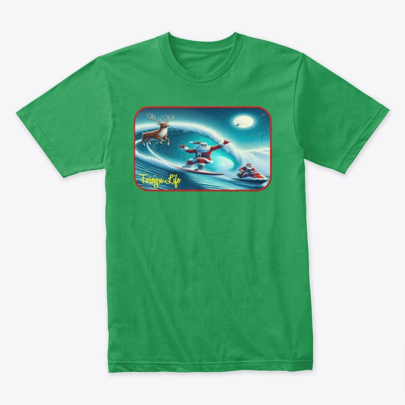 Foreign Life Santa Claus Surfing