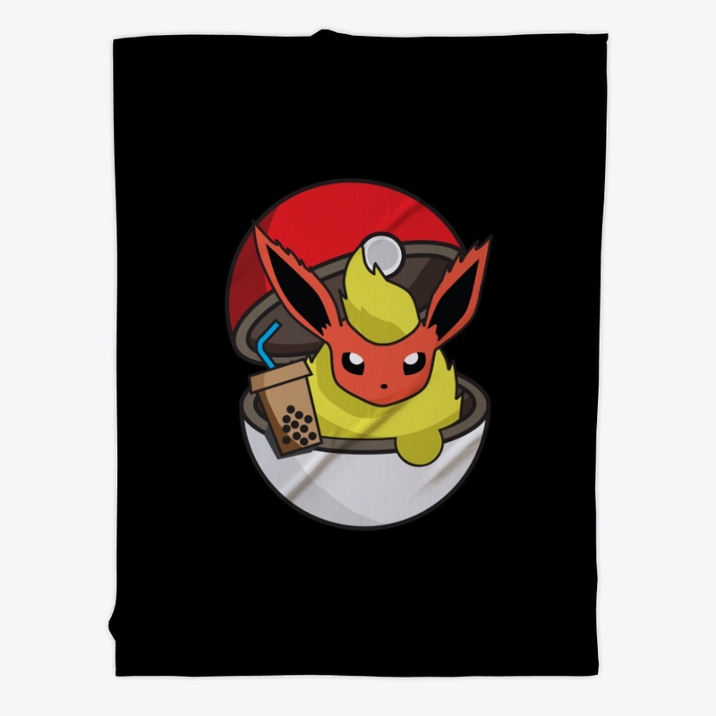 Flaming fox with coffee energy