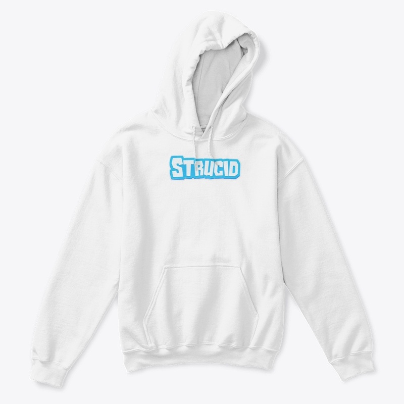 Blue border Strucid logo merch