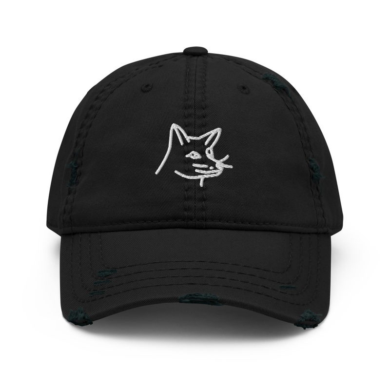 Distress dad hat 