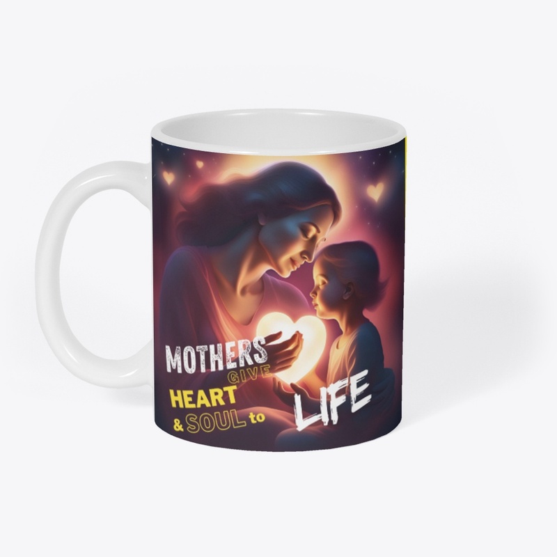 Mothers give heart and soul to life.