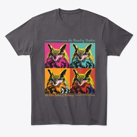 Osf   Henson/Warhol Comfort Tee Shirt Heathered Charcoal  T-Shirt Front