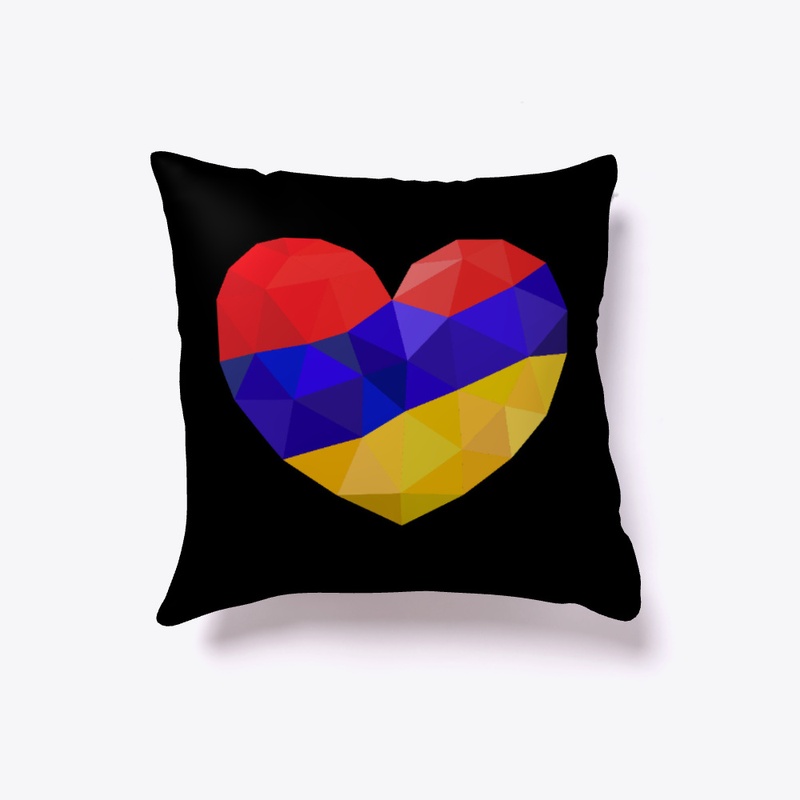 Cute Armenian Flag Graphic Heart Design