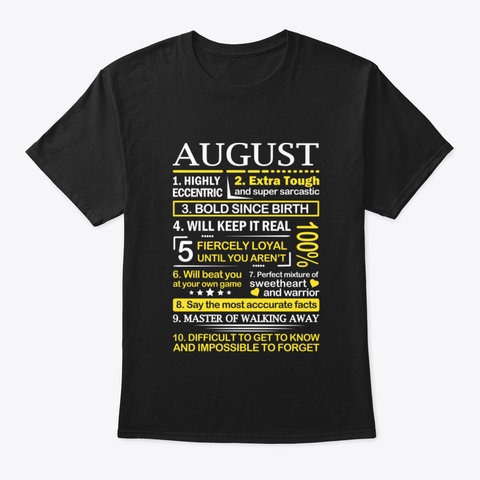 August Highly Eccentric   Extra Tough An Black T-Shirt Front