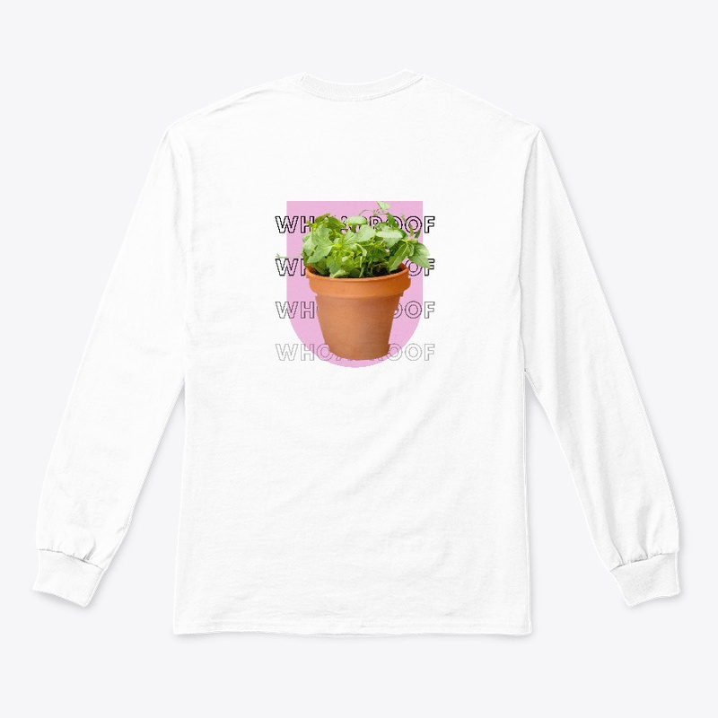 Whoaproof Ocimum basil, Pink background