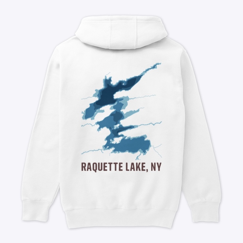 Raquette Lake Depth Map