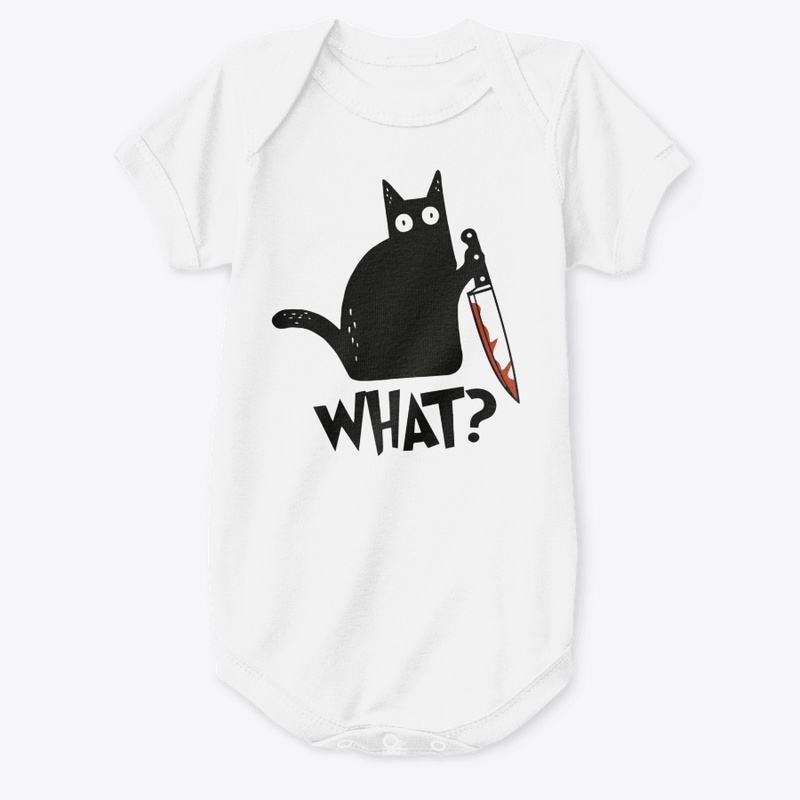 Cat What? Murderous Black Cat With Knife