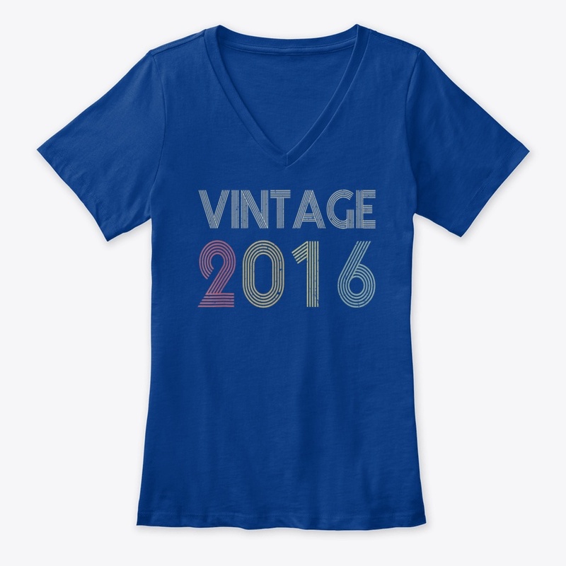 4th Birthday Gift Vintage 2016 Classic