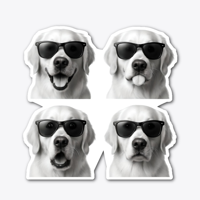 Cool Sunglasses Dog Faces