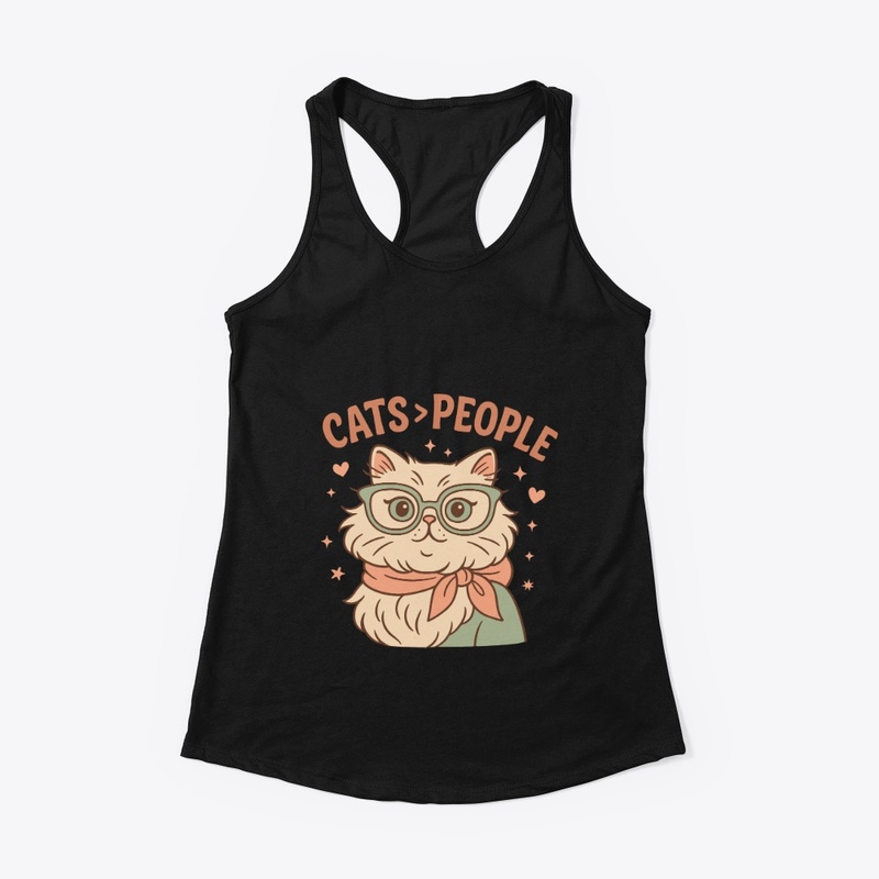 Retro Nerdy Cat – Cats Over People